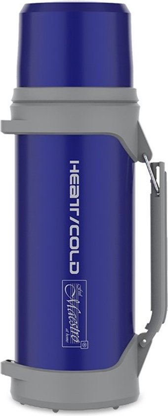 Gourde Isotherme 1,5 L En Acier Inoxydable - Conservation Chaude 24h/froide 48h - Avec Filtre à Thé Et Tasse