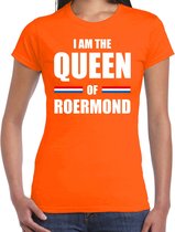 Koningsdag t-shirt I am the Queen of Roermond - dames - Kingsday Roermond outfit / kleding / shirt M