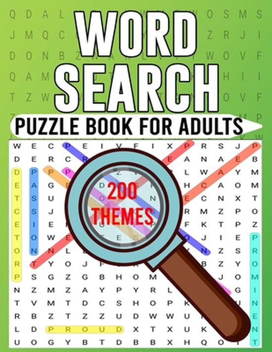 Word Search Puzzle Book for Adults: Easy to See Large Print  ... - cover