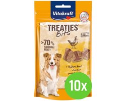 Vitakraft Treaties Bits Bacon Style kip - hondensnack - 120 gram - 10 Verpakkingen