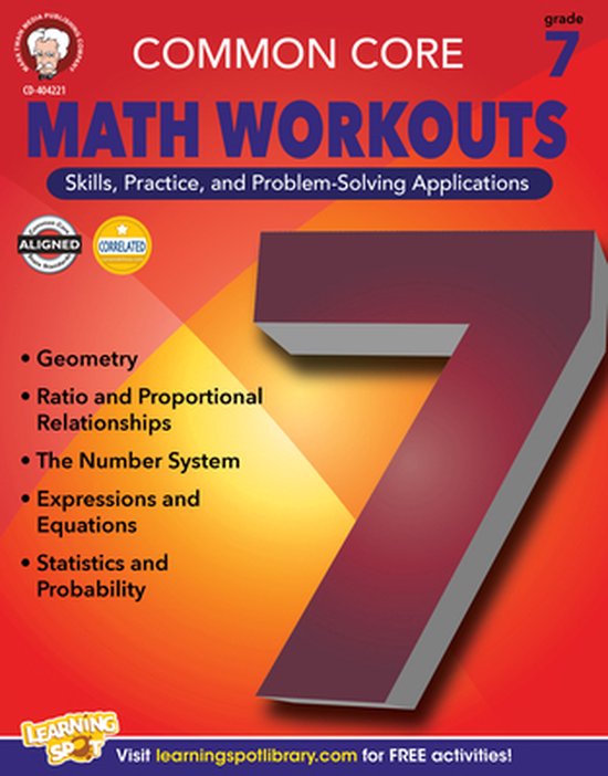 Common Core Math Workouts, Grade 7, Karise Mace 9781622234707