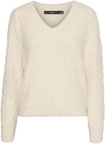 Vero Moda Trui Vmpoilu Ls V-neck Blouse Boo 10248753 Birch Dames Maat - S
