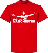 Ronaldo Welcome to Manchester T-Shirt - Rood - M