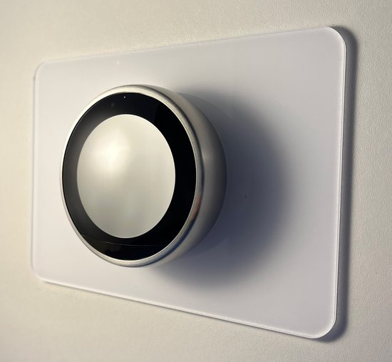 Muurplaat Achterplaat Wandplaat Geschikt voor Google Nest Learning thermostaat 3e...