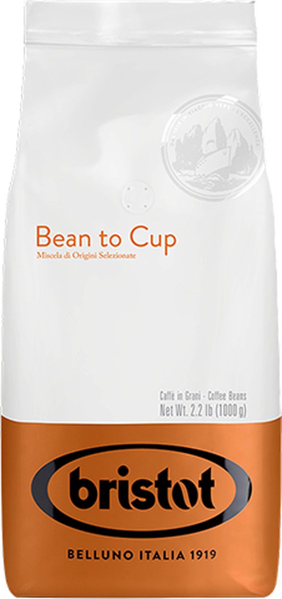 Goedkoopste Bristot Bean to Cup Koffiebonen - 1 kg