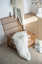 J-Line Set Van 2 Koffers Rotan Honing Geel