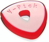 V-Picks Hole in One Ruby Red plectrum 2.75 mm