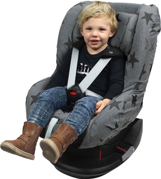 Dooky Seat Cover Groep 1 Autostoel hoes Grey Star van Dooky — afbeelding 2