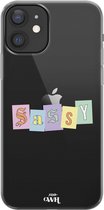 iPhone 12 Case - Sassy Letters - xoxo Wildhearts Transparant Case