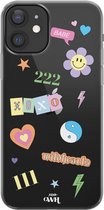 xoxo Wildhearts case voor iPhone 11 - Wildhearts Icons Colors - xoxo Wildhearts Transparant Case