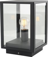 Moderne staande lamp buiten zwart - Sem - E27 fitting