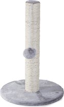 Krabpaal met speelbal grijs - diameter 30cm - 43 cm hoog