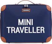 Childhome Mini Traveller - Kinderkoffer - Valies - Blauw/wit