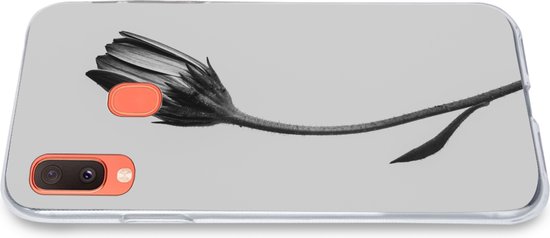 Coque Samsung Galaxy A20e - Plante - Macro - Zwart - Wit - Siliconen