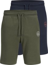 JACK&JONES PANTS STUDIO JJI SHARK JJSWEAT SHORTS AT 2PACK Heren Broek - Maat S