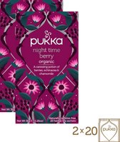 Pukka Thee - Night time Berry - Voordeelverpakking - 2 x 20 zakjes