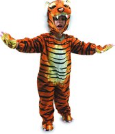 Everygoods Kinderkostuum "Tiger", Zacht Kostuum Voor Carnaval- Stijlnaam: Tijger - Vanaf 2 Jaar