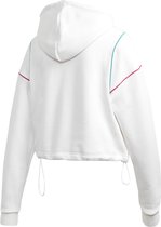 adidas Originals Cropped Hoodie Sweatshirt Vrouwen wit 38