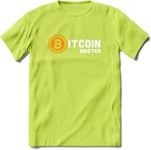 Bitcoin Master - Crypto T-Shirt Kleding Cadeau | Dames / Heren / Unisex | Bitcoin / Ethereum shirt | Grappig Verjaardag kado | Tshirt Met Print - Groen - 3XL