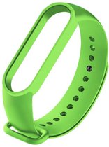 Horlogebandje geschikt voor Mi Band 3/4 - Sportarmband - Slimme Horlogeband geschikt voor Mi Band 3/4 - Neon groen