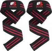 Weight Lifting Straps Pair ,Best for Bodybuilding,Powerlifting, Gym Workout, Strength Training, Cross fits & Fitness, Padded Wrist Support . Gewichthefbanden paar, Geweldig voor Po