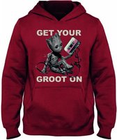 Guardians Of The Galaxy - Get Your Groot On Hoodie - Bordeaux (XL)