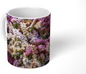 Mok - Een bos met daarin de statice bloem - 350 ML - Beker - Uitdeelcadeautjes