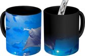 Magische Mok - Foto op Warmte Mokken - Koffiemok - Een aquarium in Dubai - Magic Mok - Beker - 350 ML - Theemok