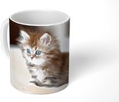 Mok - Schattige Perzische kitten - 350 ML - Beker - Uitdeelcadeautjes