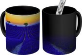 Magische Mok - Foto op Warmte Mok - Kleuren - Lavendel - Zonsondergang - 350 ML - Uitdeelcadeautjes