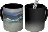 Magische Mok - Foto op Warmte Mok - Tasman meer Nieuw-Zeeland - 350 ML - Uitdeelcadeautjes