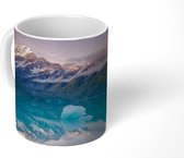 Mok - Mount Cook bij zonsondergang fotoprint - 350 ML - Beker - Uitdeelcadeautjes