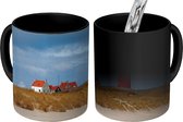 Magische Mok - Foto op Warmte Mokken - Koffiemok - Vuurtoren in Nederland - Magic Mok - Beker - 350 ML - Theemok