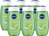 Nivea Douchegel Lemongrass & Oil 6 x 250ml - Voordeelverpakking