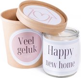 Cadeau de pendaison de crémaillère Nieuwe Home House Cohabitation - Bougie dans un bocal - Envoyer un cadeau direct