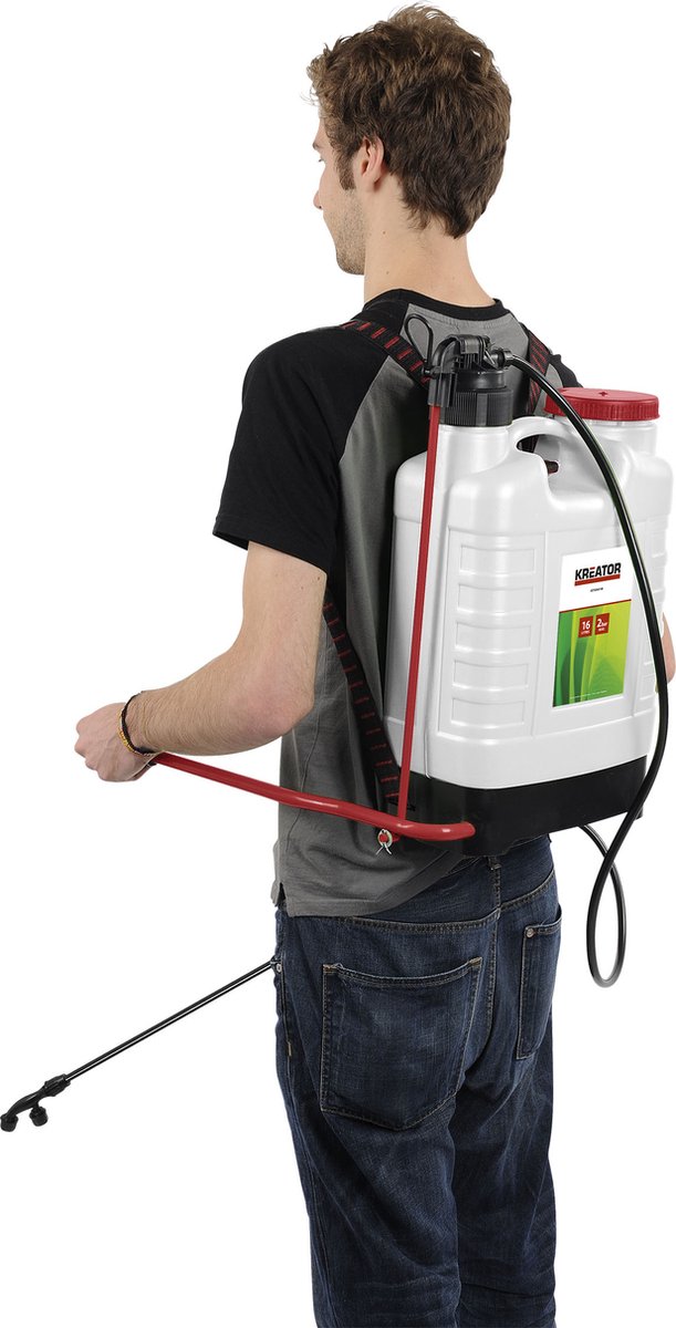 Kreator - Garden - KRTGR6816B - Druksproeier - 16L (rugzak) van Merkloos	 — afbeelding 5