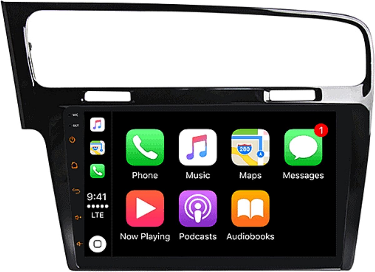 VW Golf 7 Multimedia Android Autoradio Navigatie Bluetooth WiFi USB CarPlay