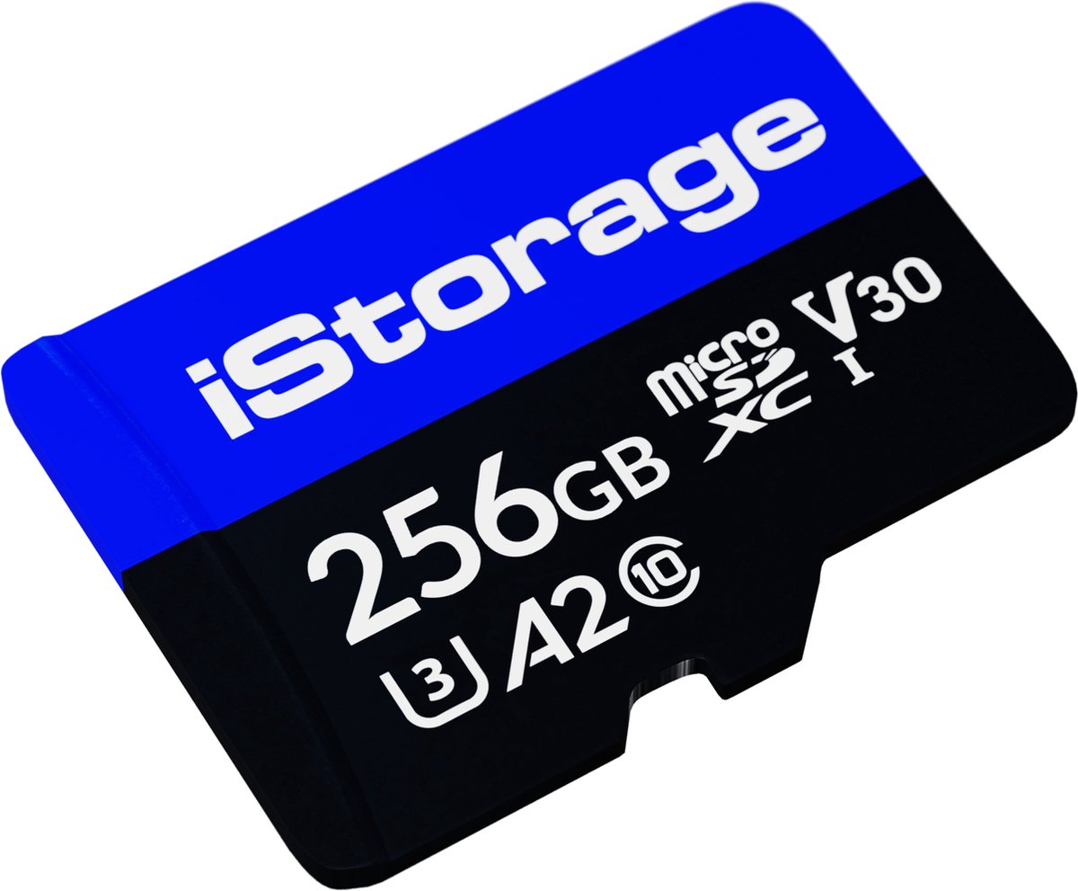 iStorage MicroSD Card 256GB - alleen te gebruiken met de iStorage datAshur SD flashdrive (module) - IS-FL-DSD-256