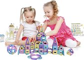 Magnetische blokken 146 stuks magnetische bouwstenen kinderen | Mini 3D macaron leren & ontwikkeling bouwstenen speelgoed | Perfect voor thuis, scholen, kinderdagverblijf