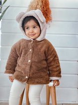 Babykleding - Teddy Coat 0-6maanden - teddy jas dames - teddy coat dames - teddy jas baby - baby jasje meisje - baby jasje jongen - baby jasje - Babyjasje - baby born kleertjes - b
