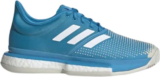 adidas Performance Sole Court Boost Clay Chaussures de tennis Homme, bleu 36