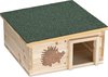 foto van Egelhuisje voor de tuin - Weerbestendig voederhuis - Voedselkastje voor egels