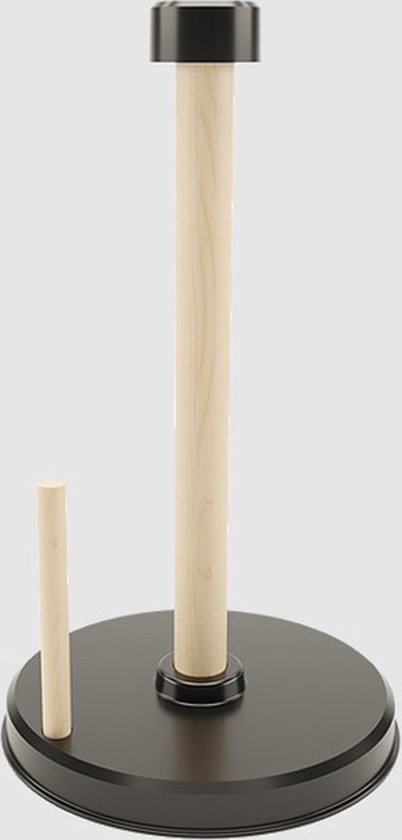 Keukenrolhouder - Staand - Hout - Kliksysteem