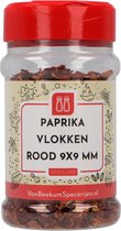 Van Beekum Specerijen - Paprika Vlokken Rood 9x9 mm - Strooibus 70 gram
