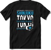 Tokyo - Shibuya | TSK Original & vintage | T-Shirt Heren - Dames | Blauw | Perfect Cadeau Shirt | Grappige Spreuken - Zinnen - Teksten | Maat L
