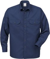 Fristads Katoenen Overhemd 720 Bks - Donker marineblauw - XL