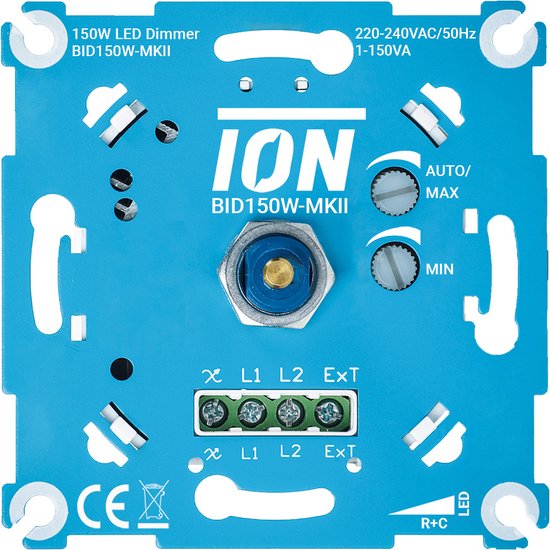 invoer hobby Geestelijk LED Dimmer Inbouw | 0.3-150 Watt | ION INDUSTRIES | bol.com