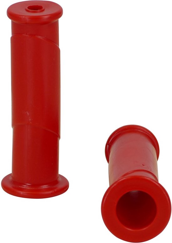 FORT Kruiwagenhandvatten rond ROOD - set van 2 - diameter 30 mm