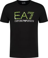 EA7 Emporio Armani T-Shirt Black/Green Senior