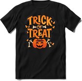 Halloween T-Shirt | Horror Liefhebber Kleding Kado Heren / Dames | Perfect Weerwolf , Monster , Vleermuis en Pompoen Cadeau Shirt | Grappige Zinnen, Spreuken en Teksten | Maat L